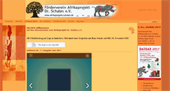 Desktop Screenshot of afrikaprojekt-schales.de